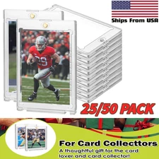 25/50Pack Magnetic Card Holder, 35pt One Card Holder Touch for Trading US STOCK