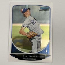 Sam Selman 2013 Bowman Chrome Prospects #BCP110 Kansas City Royals