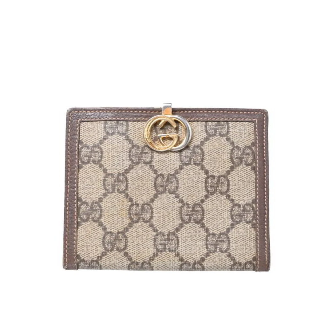 Portefeuille compact Gucci GG Supreme occasion CYHE 0