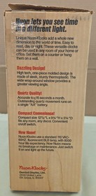 VINTAGE 1988 NUON-KLOCKS "RENO BIGGEST LITTLE CITY IN THE WORLD" NEON CLOCK*BOX