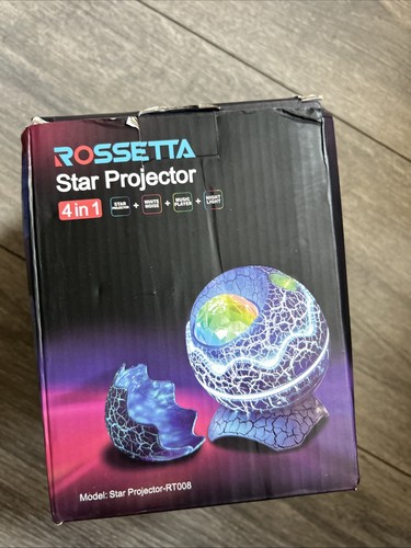 Vintage Rossetta Cracked Egg Galaxy Star Projector w/ Original Box - Picture 4 of 6