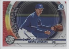 2020 Bowman Scouts Top 100 Chrome Red Refractor 1/5 Jordan Groshans #BTP-47 5m5