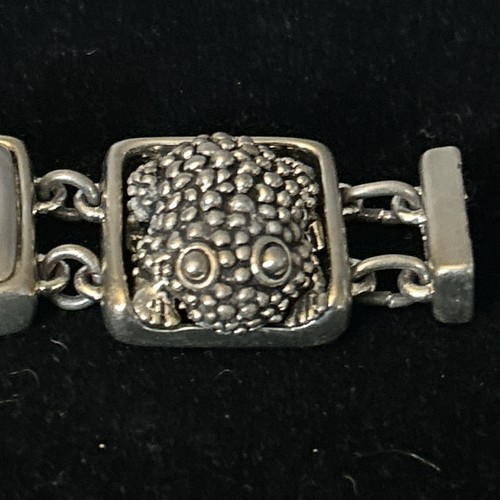 Vintage Cabot Armband Schildkröte Schildkröte Maritim Ozean Sea Life Schmuck silberfarben - Bild 8 von 11
