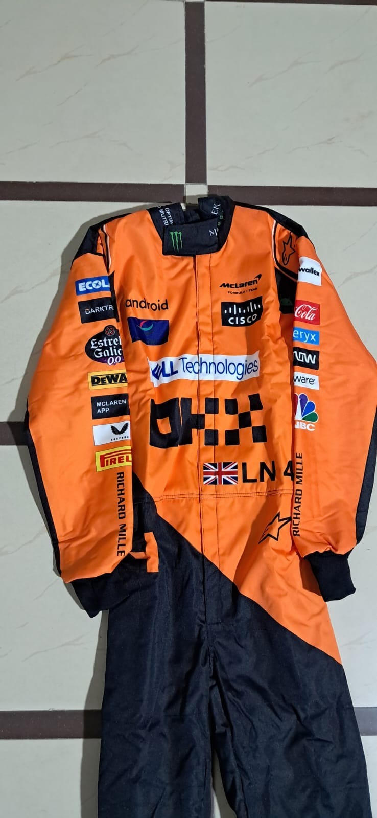 2024 New McLaren Lando Norris F1 Team Race Suit REPLICA | eBay