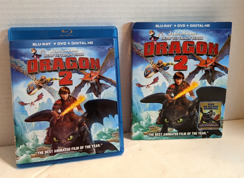 How to Train Your Dragon 2 Blu-ray & DVD 2014 With Slipcover - Picture 2 of 5