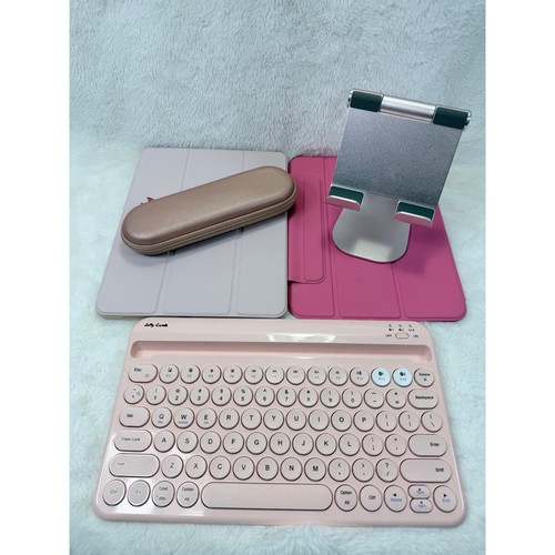 Ultimate Tablet Accessory Bundle Keyboard Stylus Case Stand Multi Kit