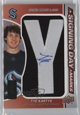 2023-24 Upper Deck SP Game Used Signing Day Marks 12/35 Tye Kartye Auto 1ef4