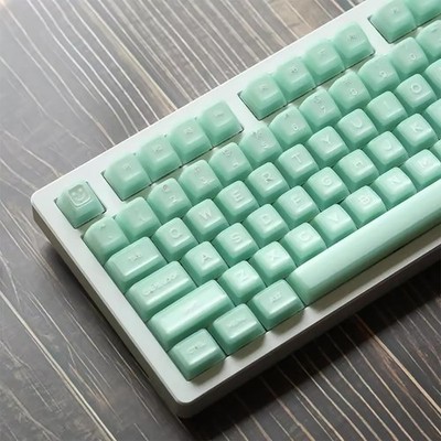 142 Keys Doubleshot SA Keycaps Translucent Set Fit Cherry Mx Switches ANSI