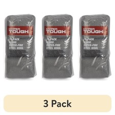 Super Fine 0000 Steel Wool Cleaning Pads, 12-Pack 3 Pack 