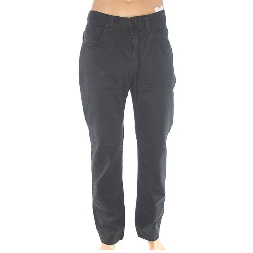 Lee Pantalone Da Uomo Grigio Scuro Taglia W33 L34 Stile Casual Moda Gamba Dritta - Picture 6 of 10