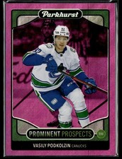 2021-22 Parkhurst Prominent Prospects Vasily Podkolzin Vancouver Canucks #PP7