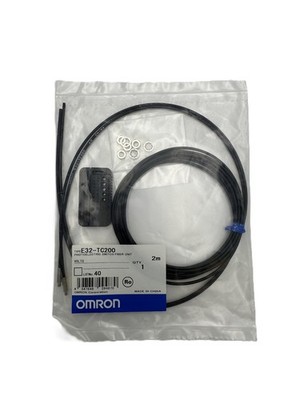 Omron E32-TC200 Photoelectric Switch Fiber E32TC200 2M, USA Stock, New, 1pc