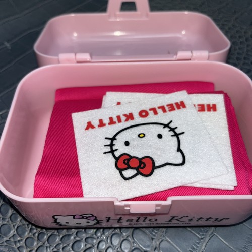 Sanrio Hello Kitty Case Organizer Travel Box Sewing, Makeup, 2010 + Fabric! - Picture 5 of 10