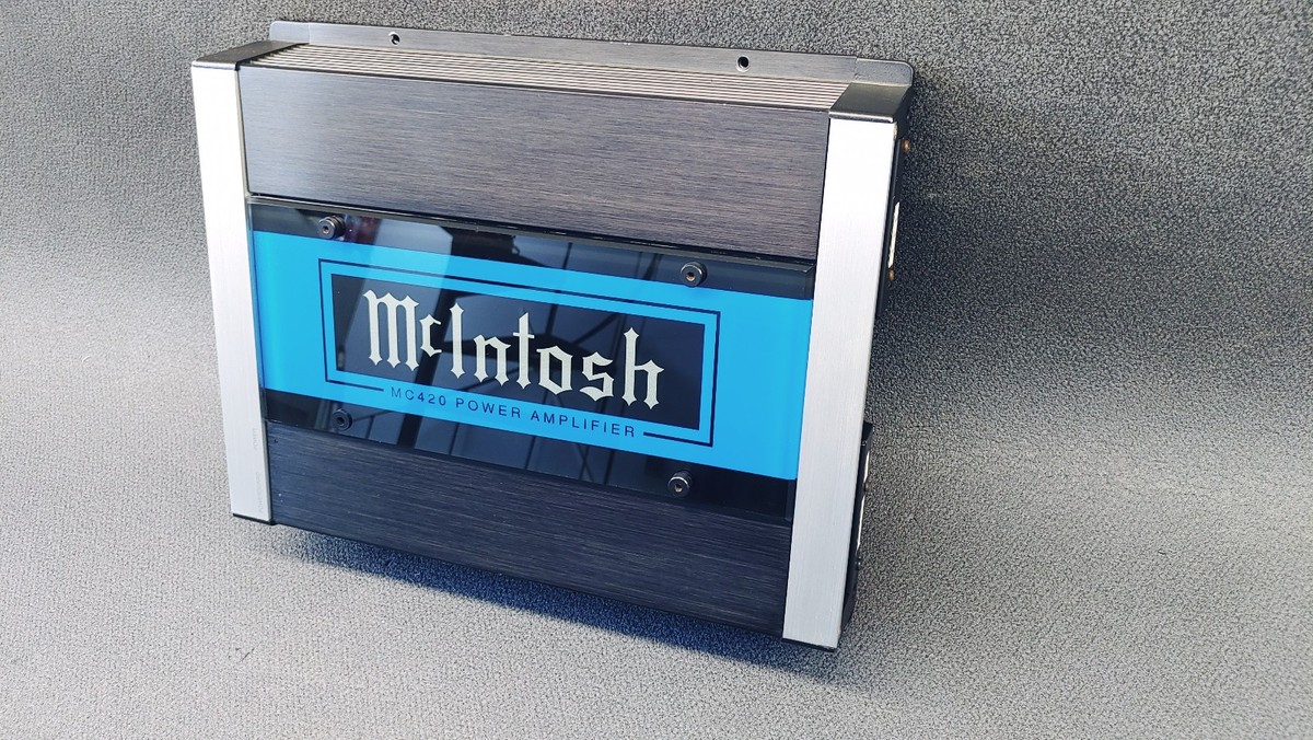 カーオーディオ McIntosh MC420 POWER AMPLIFIER Mcintosh MC420 4 channel Car Power Amplifier Old School Made In