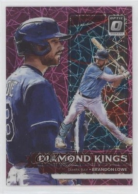 2022 Donruss Optic Diamond Kings Pink Velocity Prizm /249 Brandon Lowe #1 0lt3
