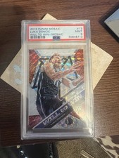 2019 panini mosaic luka doncic Will To Win -mosaic