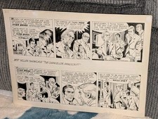 Frank Bolle The Chancellor Manuscript Comic Storyboard Artwork 1977