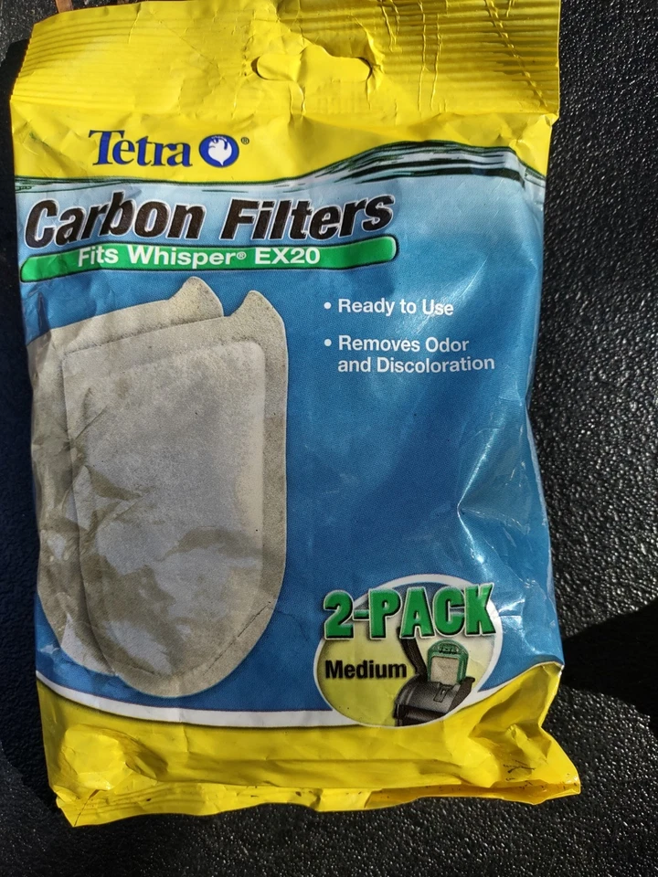 Filtro de carbono Tetra EX20 médio 5 dois pacotes, 10 cartuchos no total - Imagem 2 de 3