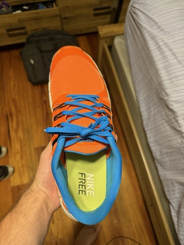 Nike Free Run 5.0 Orange And Blue - 第 3/5 張圖片