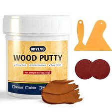 Walnut Wood Filler, 9.87 oz Wood Putty Furniture Repair Kit Walnut