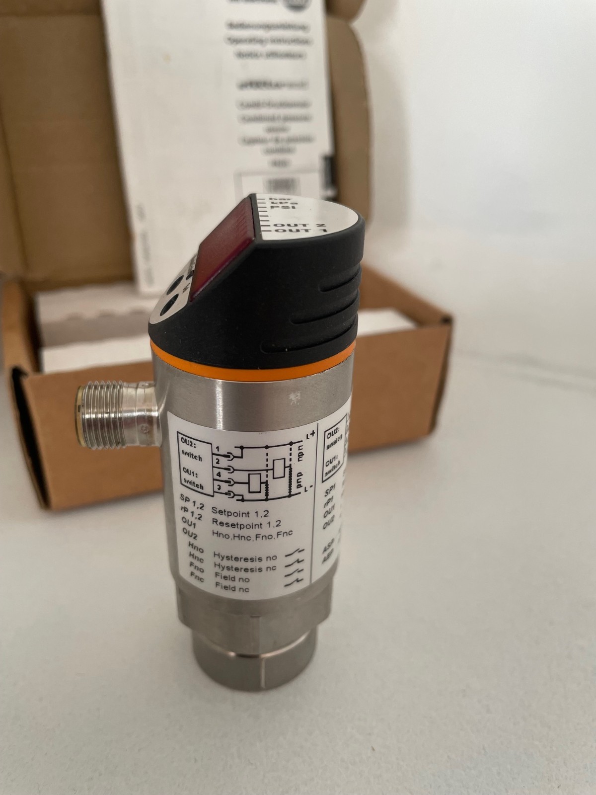 IFM PN2026 Capteur de pression IO-Link double sortie programmable G1/4 - 4