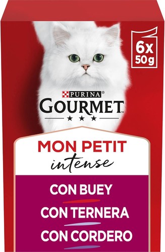 Gourmet Purina Mon Petit Finos Cortes en Salsa, Comida Húmeda para Gato con - Imagen 1 de 9