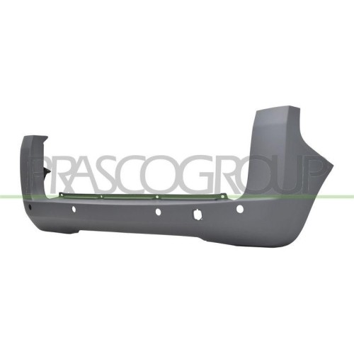 Pare-chocs Prasco FT8601061 de rechange arrière pour Fiat à hayon noir ABS