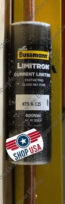 Cooper Bussmann Low Voltage Fuse 600V 125A  KTS-R -125 (1 pc) KTSR125 New in box