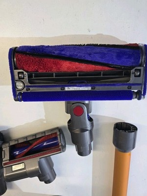 Dyson V8 Absolute+ Akku-Handstaubsauger mit Stiel - Nickel/Gelb