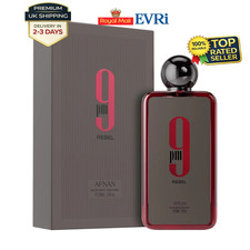 Afnan 9PM Rebel Eau de Parfum EDP Spray Unisex 3.4 Oz / 100ml Brand New & Sealed