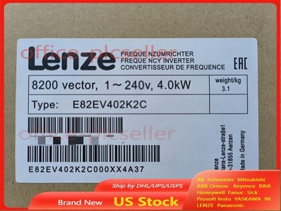 E82EV402K2C NEW LENZE E82EV402_2C Inverter 8200 vector 4.0kW E82EV402-2C