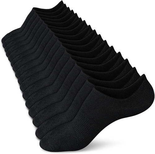 No Show Socken für Herren Damen niedrige Socken rutschfest flach Bootslinie 4/8 Paar - Bild 1 von 52