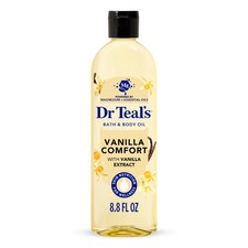 Dr Teal's Vanilla Comfort Bath Body Oil, 8.8 fl oz