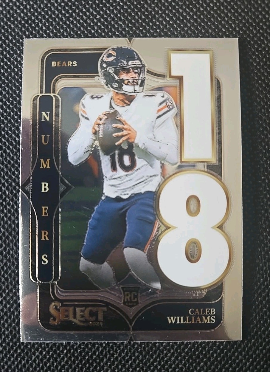 2024 Panini Select - Select Numbers Caleb Williams #19 (ROOKIE)