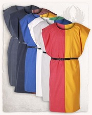 Mytholon Ignaz Wappenrock Baumwolle Rot/Gelb Larp Mittelalter #29004