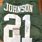 Chris Johnson New York Jets Autographed Jersey JSA Authenticated Football