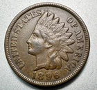 1896  INDIAN CENT  XF  #2235