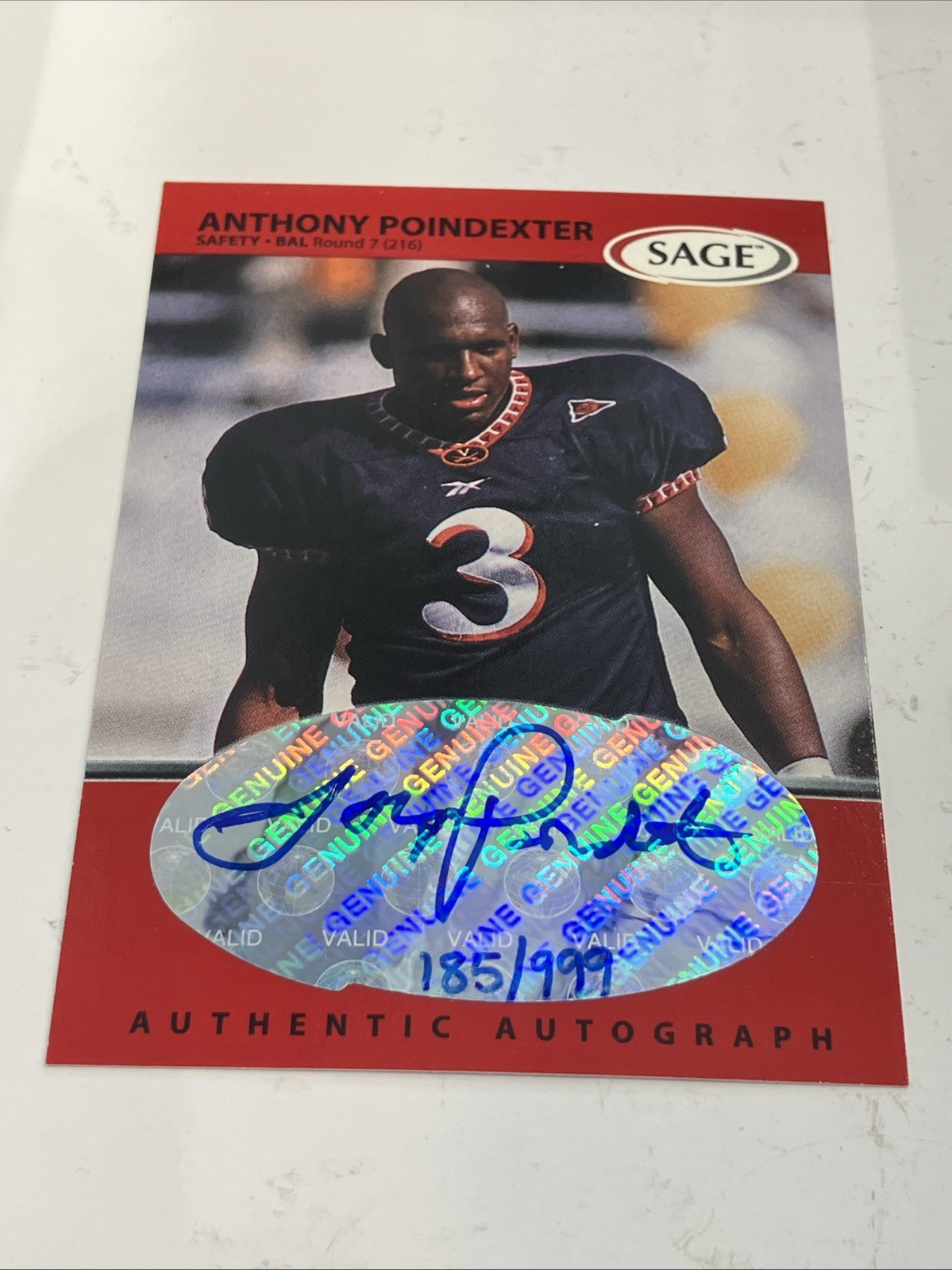 Anthony Poindexter card image