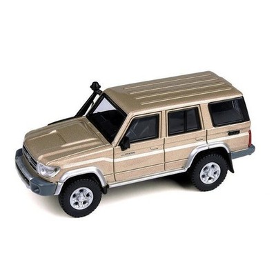 Neu PARA64 1/64 Toyota Land Cruiser 76 Vintage Gold LHD Linkslenker PA55314