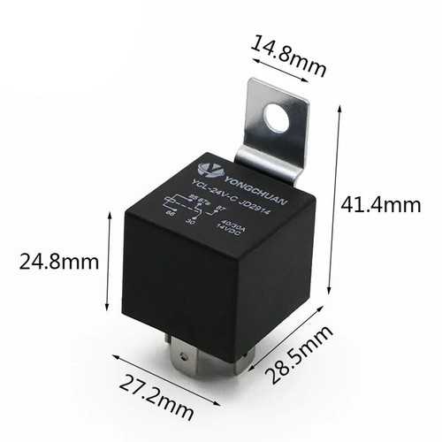 Relè auto impermeabile affidabile normalmente aperto bobina rame 12V 24V DC 40A - Foto 15 di 20