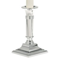 Kerzenleuchter Versilbert Kerzenhalter 1 Stabkerze - KerzenstäNder Silber 15 Cm