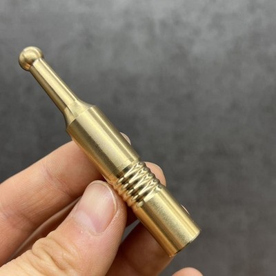 Brass Filter Smoking Pipe Dual Size 8mm 5mm Vintage Tobacco Holder Pipe Stem