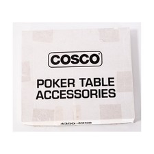 Cosco Card Games Poker Table Accessories Box VG/NM