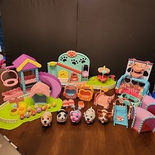 SPIN MASTER CHUBBY PUPPIES DOG PARK PLAYGROUND PLAYSET Babies Lot Set