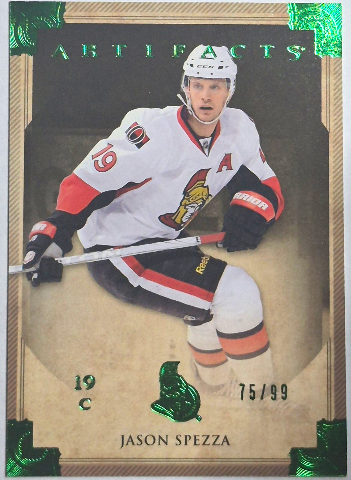 Upper Deck 2013-14 Artifacts Jason Spezza #37 Serial #75/99 Ottawa Senators