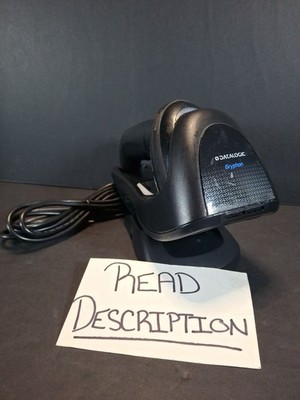 HP Datalogic GBT4500 2D Wireless Bluetooth Barcode Scanner W/Cradle And USB