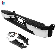 Rear Bumper Assembly For Chevy Silverado Gmc Sierra 1500 1999-2007 2006 Chrome