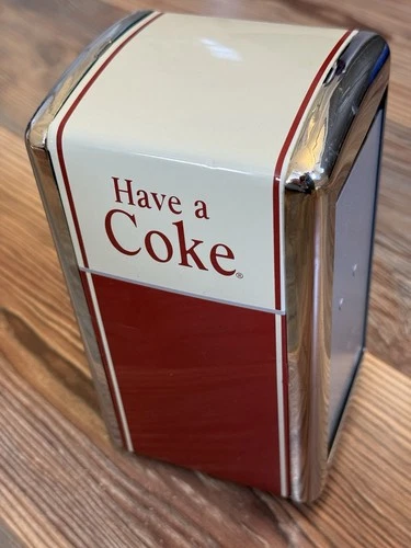 Vintage Coke-Cola “Have A Coke” Napkin Dispenser 1992