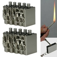 10x Lighter Flint Magnesium Emergency Fire Starter Camp Survival Kits Waterproof