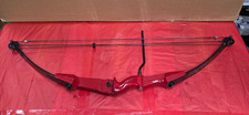 Hoyt USA Raider Compound Bow Red Black 25-40 lb 26in Draw 36in String Used